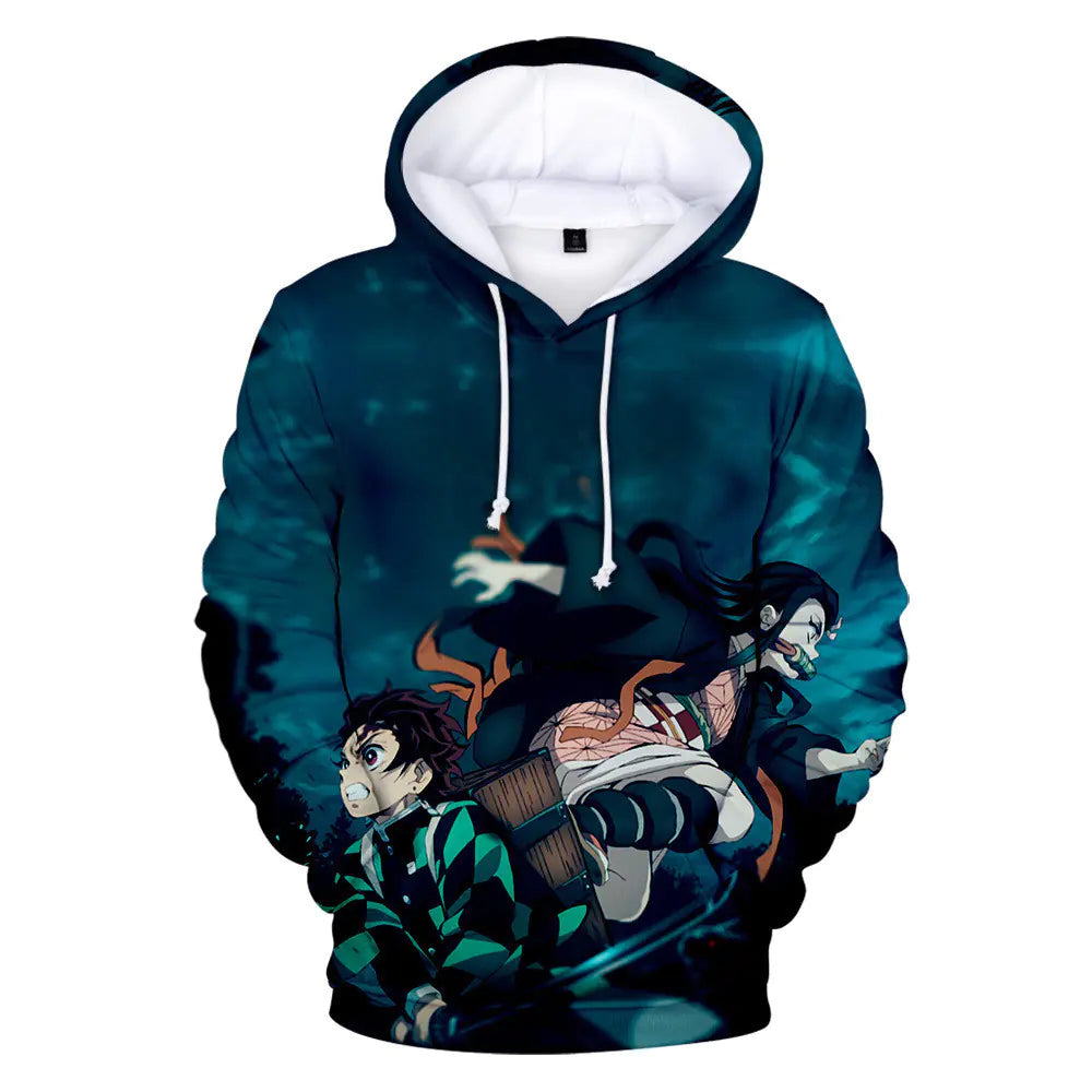 3D Hoodie for Men and Women - Demon Slayer Tanjiro