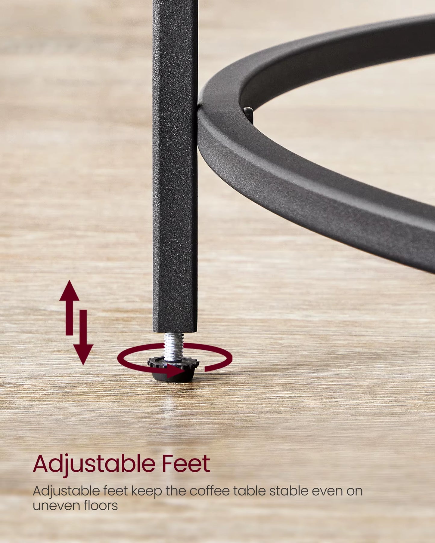 Coffee Table Living Room Glass Living Room Furniture AER Frame round Coffee Table Living Room