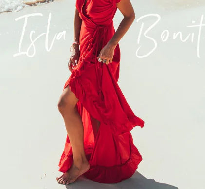 Fitted Dress with Ruffle Hem