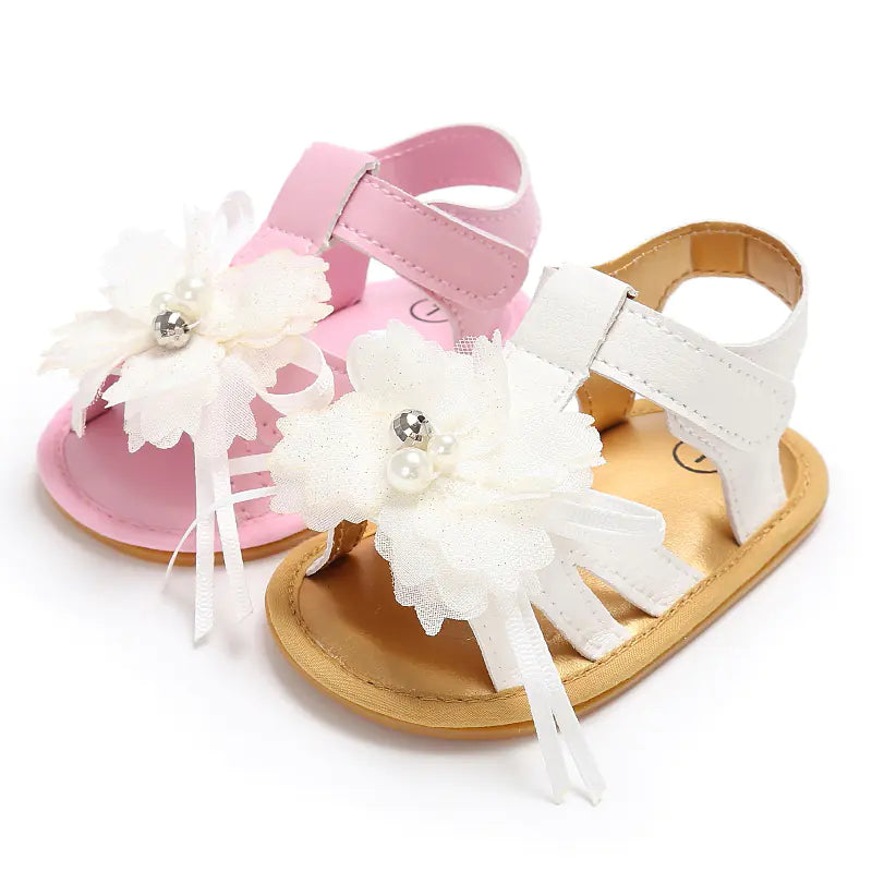 Summer New Cute Flower Sandals for Baby Girls