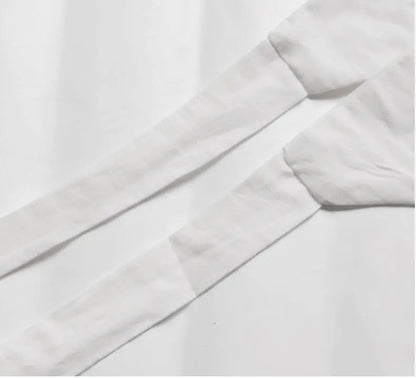 V-Neck Button Strapless Top for Spring and Summer