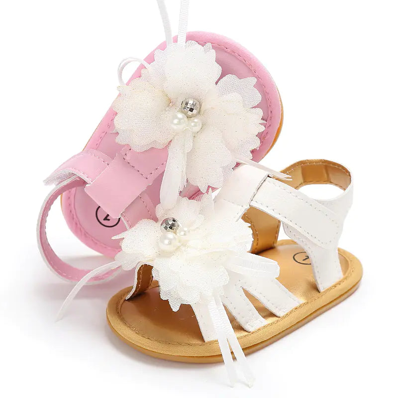Summer New Cute Flower Sandals for Baby Girls